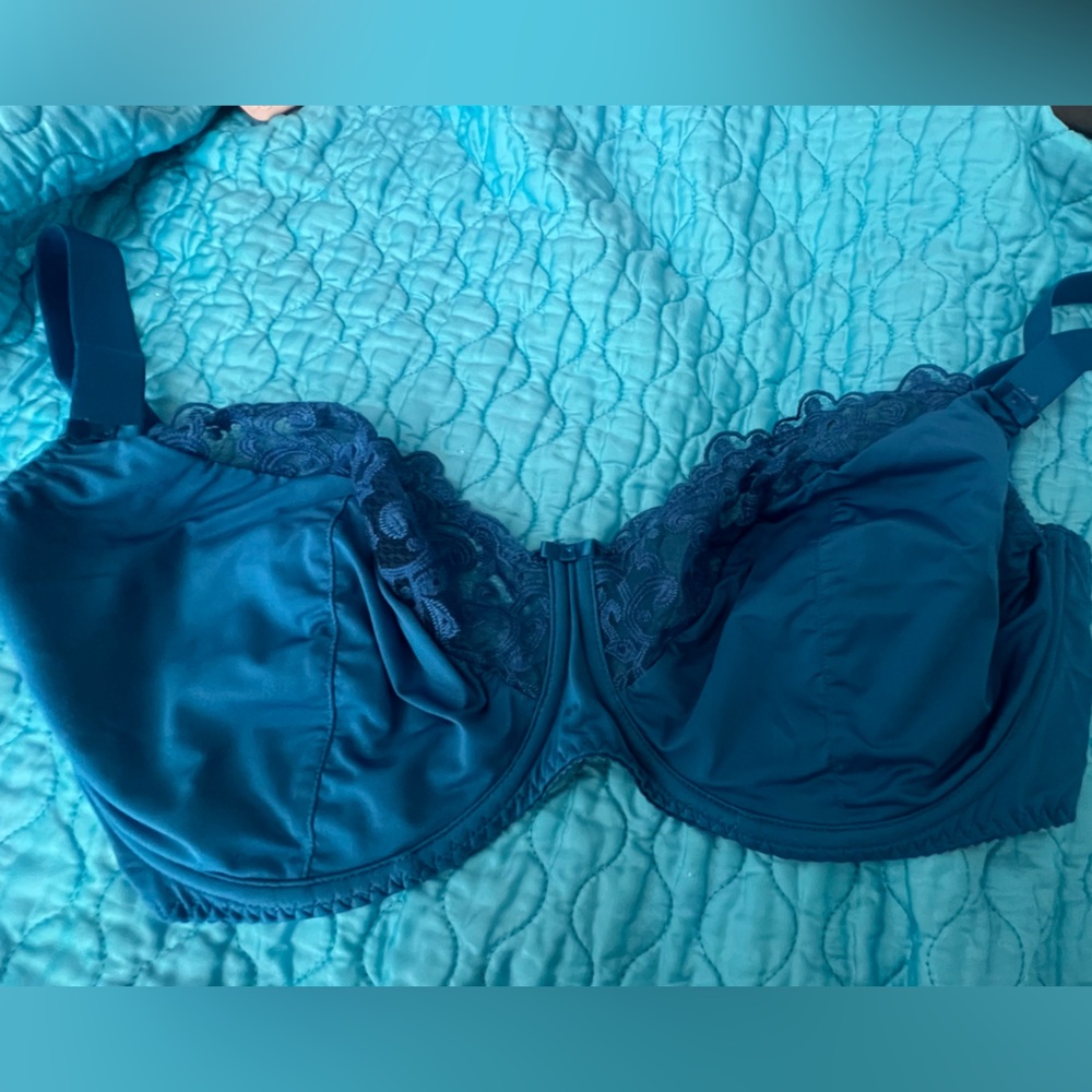 Flirtelle Swirl Balcony Bra Marine Blue 32M